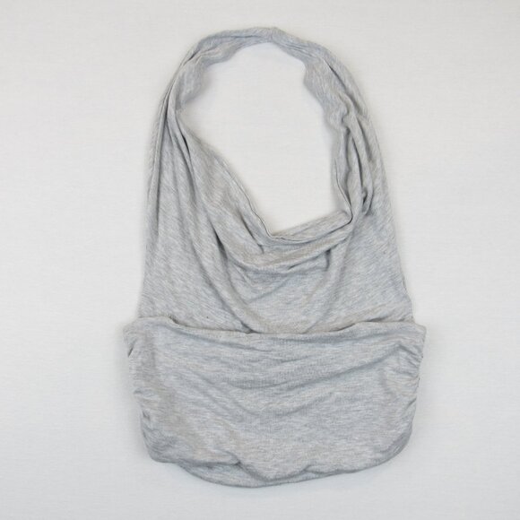 Women's Casual Deep V Halter Neck Draped Front Sexy Open Back Top Ruched - Picture 2 of 9